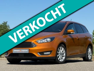 Ford Focus Wagon 1.0 125PK Titanium | Electric Orange | Navi/Cruise/Clima/PDC/LMV/LED - Keurige reisgenoot!