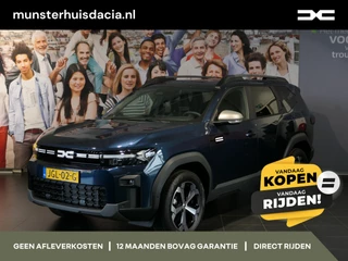 Hoofdafbeelding Dacia Bigster Dacia Bigster 1.8 Hybrid 155 Journey *NIEUW* - Occasion Lease vanaf €589 p/m - - Dodehoek - Sensor v+a - 360 camera - Stuur + voorruit + stoelverwarming