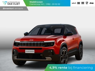Jeep Avenger e-Hybrid Altitude | Automaat | Clima | Adapt. Cruise | 17" | PDC | Camera | Schuif/Kanteldak | Bicolore