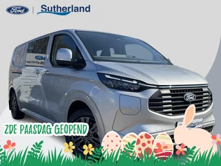 Ford Transit Custom 320 2.5 PHEV L2H1 Limited DC |SCI| Dubbele cabine | Dubbele schuifdeur | 360 graden camera | Adaptieve cruise control | 8-weg verstelbare en verwarmbare passagiersstoel | Inklapbare trekhaak | 17 inch velgen | AGM accu | Reservewiel | 12V aanlsuitpunt