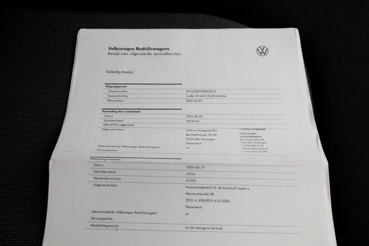 Hoofdafbeelding Volkswagen Crafter