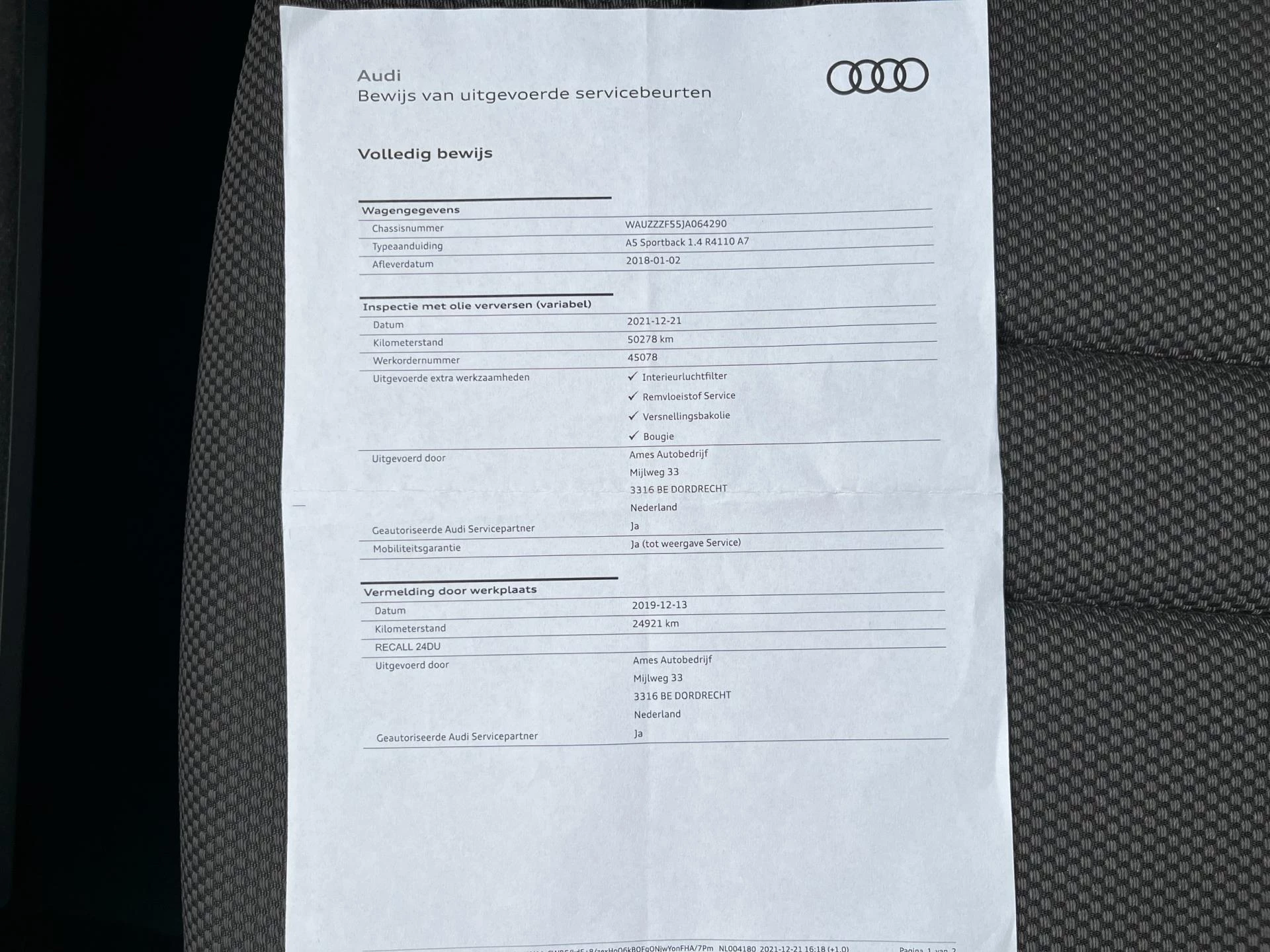 Hoofdafbeelding Audi A5