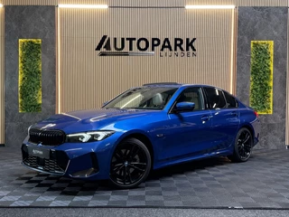 BMW 3-serie 330e High Executive|M-SPORT|LCI|PANO|HuD|MEMORY|KEYLESS|CARPLAY|DEALERONDERHOUDEN|AMBIENT LIGHT|GARANTIE|292PK|BOMVOL!