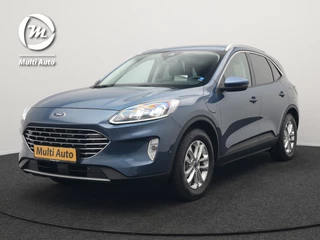 Ford Kuga 2.5 Titanium X Plug In Hybrid 225pk Dealer O.H. PHEV | Trekhaak Af Fabriek | Adaptive Cruise | Head Up | 360 Camera | Verwarmde Lederen Sportstoelen & Stuur | Blis | Navigatie | Keyless | Virtual | DAB |