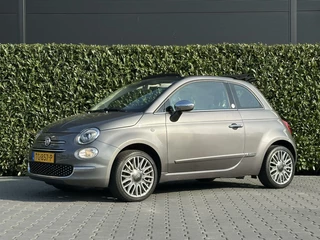 Fiat 500 C 1.2 Lounge, FACELIFT, CABRIO, NAVI, CARPLAY,  LEDER, CRUISE, LED, ECC-AIRCO, PARKEERSENSOREN, LICHTMETAAL 16"