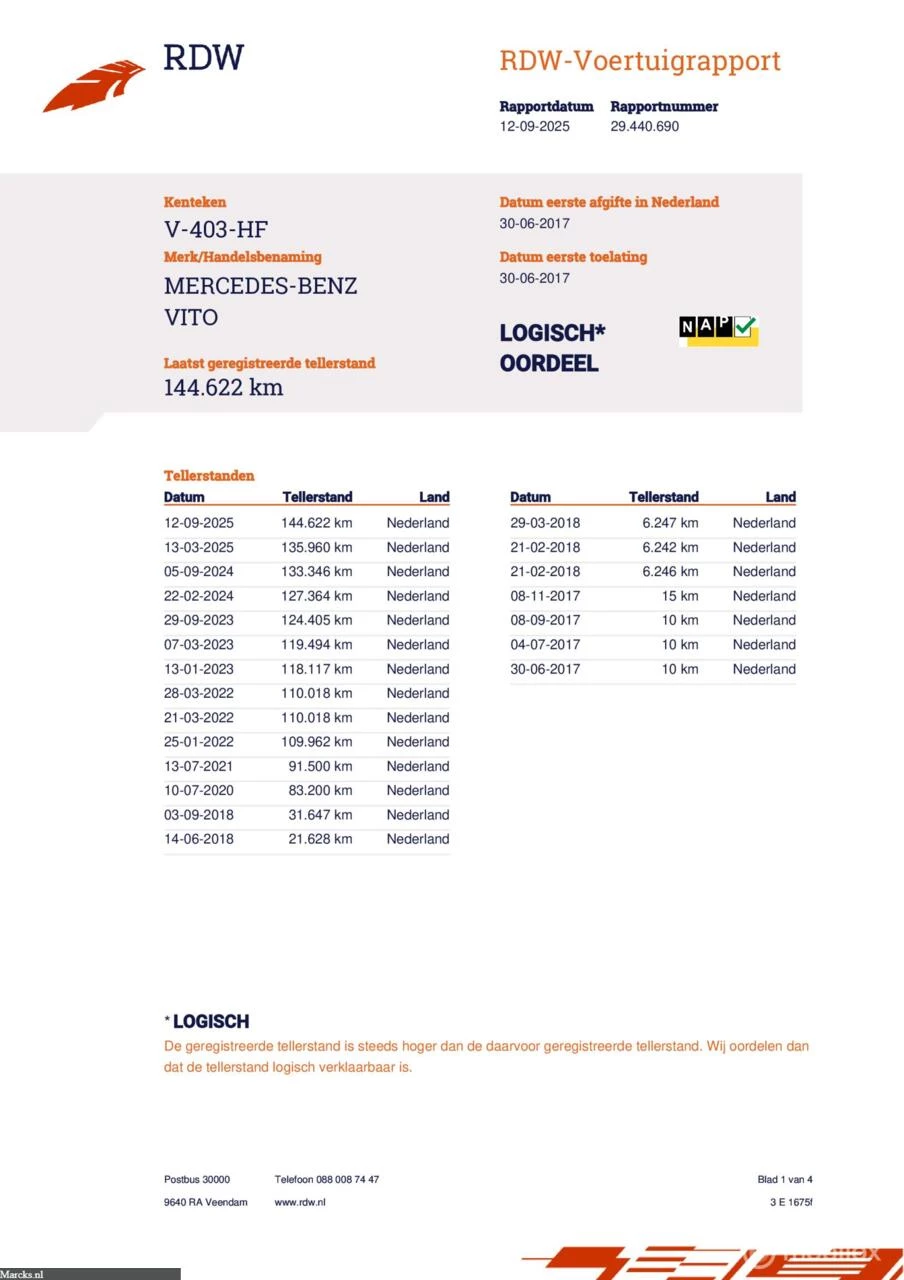 Hoofdafbeelding Mercedes-Benz Vito