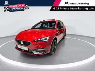 SEAT Leon Sportstourer 1.5 TSI e-Hybrid FR PHEV | Black Pack | Technology Pack | Panoramadak | SEAT Audio System| 18 Inch | Matrix LED | Dinamica® zwart, elektrisch verstelbaar | 3000,- Euro Herwaardering!