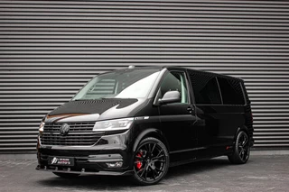 Volkswagen Transporter 2.0 TDI L2H1 30 DC BULLI 199PK DUBBEL CABINE / LEDEREN BEKLEDING / PDC / VERLAGINGSVEREN / 2X SCHUIFDEUR