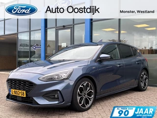 Hoofdafbeelding Ford Focus Ford Focus 1.0 EcoBoost ST Line 125PK Winterpack Adaptieve Cruise Camera AGR-Stoelen Climate B&O Parkeersensoren 18'' Inch Velgen Privacy Glass *Compleet*