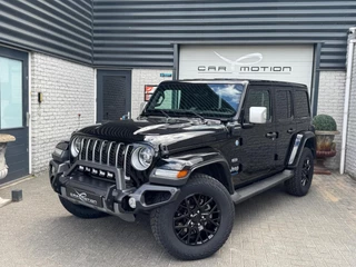 Hoofdafbeelding Jeep Wrangler Jeep Wrangler Unlimited 4xe 380 Custom bumper Full Black
