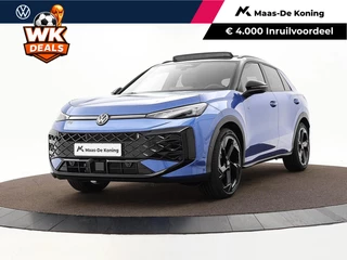 Volkswagen T-Roc 1.5 eTsi R-Line First Edition 150 pk 7 versn. DSG · Achteruitrijcamera · Electrische achterklep · Trekhaak · Voorraad OUTLET · Prijs is inclusief inruilpremie · Voorraad OUTLET · Prijs is inclusief inruilpremie ·