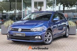 Hoofdafbeelding Volkswagen Polo Volkswagen Polo 1.0 R-Line TSI 95pk | Climate | Adaptive | Carplay | DAB | Virtual | Sensoren | Trekhaak | 