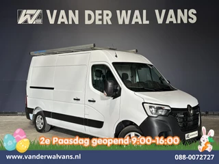 Renault Master 2.3 dCi 180pk Automaat L2H2 Inrichting Euro6 Airco | 2x zijdeur | Imperiaal | 2500kg Trekhaak | Navigatie Parkeersensoren, Bijrijdersbank