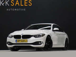 BMW 4 Serie Gran Coupé 420i High Executive [CARPLAY, PDC V+A, ELEK.. ACHTERKLEP, HARMAN KARDON AUDIOINSTALLATIE, STUUR EN STOELVERWARMING,  TREKHAAK, VOL LEDER, NAVIGATIE, NIEUWSTAAT]