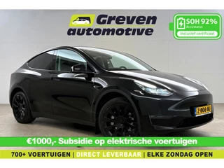 Hoofdafbeelding Tesla Model Y Tesla Model Y Long Range AWD 75 kWh | Snelladen | SOH 92% | Autopilot | Pano | Camera | Memory | Pano | Stoel/Stuurverw.
