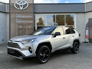 Toyota RAV4 2.5 HYBRID AWD BI-TONE STOELVERW PARK-SENSOREN APPLE/ANDROID EL-STOEL EL-ACHTERKLEP 18" LM-VELGEN