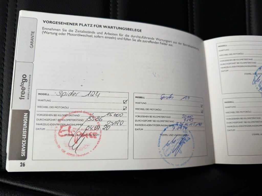 Hoofdafbeelding Fiat 124 Spider