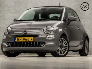 Fiat 500 0.9 TwinAir Turbo Lounge Automaat (PANORAMADAK, NAVIGATIE, CLIMATE, SPORTSTOELEN, ARMSTEUN, LM VELGEN, ELEK RAMEN, NIEUWE APK, BLUETOOTH, NIEUWSTAAT)