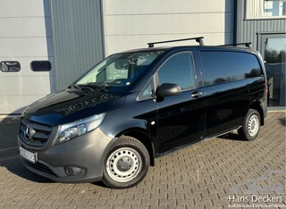 Hoofdafbeelding Mercedes-Benz Vito Mercedes-Benz Vito L1 Zwart Compact 111CDI Trekhaak Airco Stoelverwarming