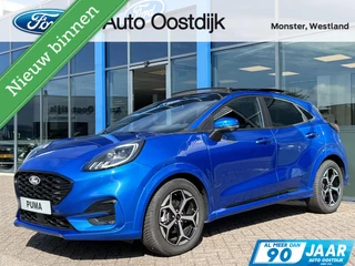 Ford Puma 1.0 EcoBoost Hybrid ST-Line 125PK Automaat NIEUW MODEL!! Panodak Afn. Trekhaak Winterpack MATRIX-LED Elek. Achteklep Adaptieve Cruise SYNC4 Keyless Navi Privacy Glass *Full Options*
