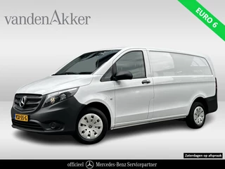 Mercedes-Benz Vito 110 CDI L2 Lang RWD // € 399,- p/mnd // Airco // Achterklep // 12 mnd Garantie // 2.000kg // Bank // Radio // CV // Betimmering // Wieldoppen