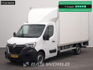 Renault Master 145PK Laadklep Bakwagen LED Navi Airco Cruise Euro6 Meubelbak Koffer Airco Cruise control