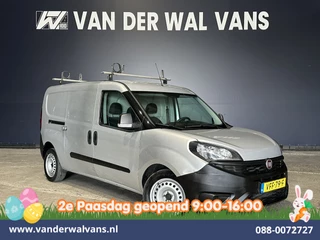 Fiat Doblò Cargo 1.6 MJ 105pk L2H1 Euro6 Airco | 3-Zits | Navigatie | Trekhaak | Dakdragers Cruisecontrol, Parkeersensoren, Bijrijdersbank