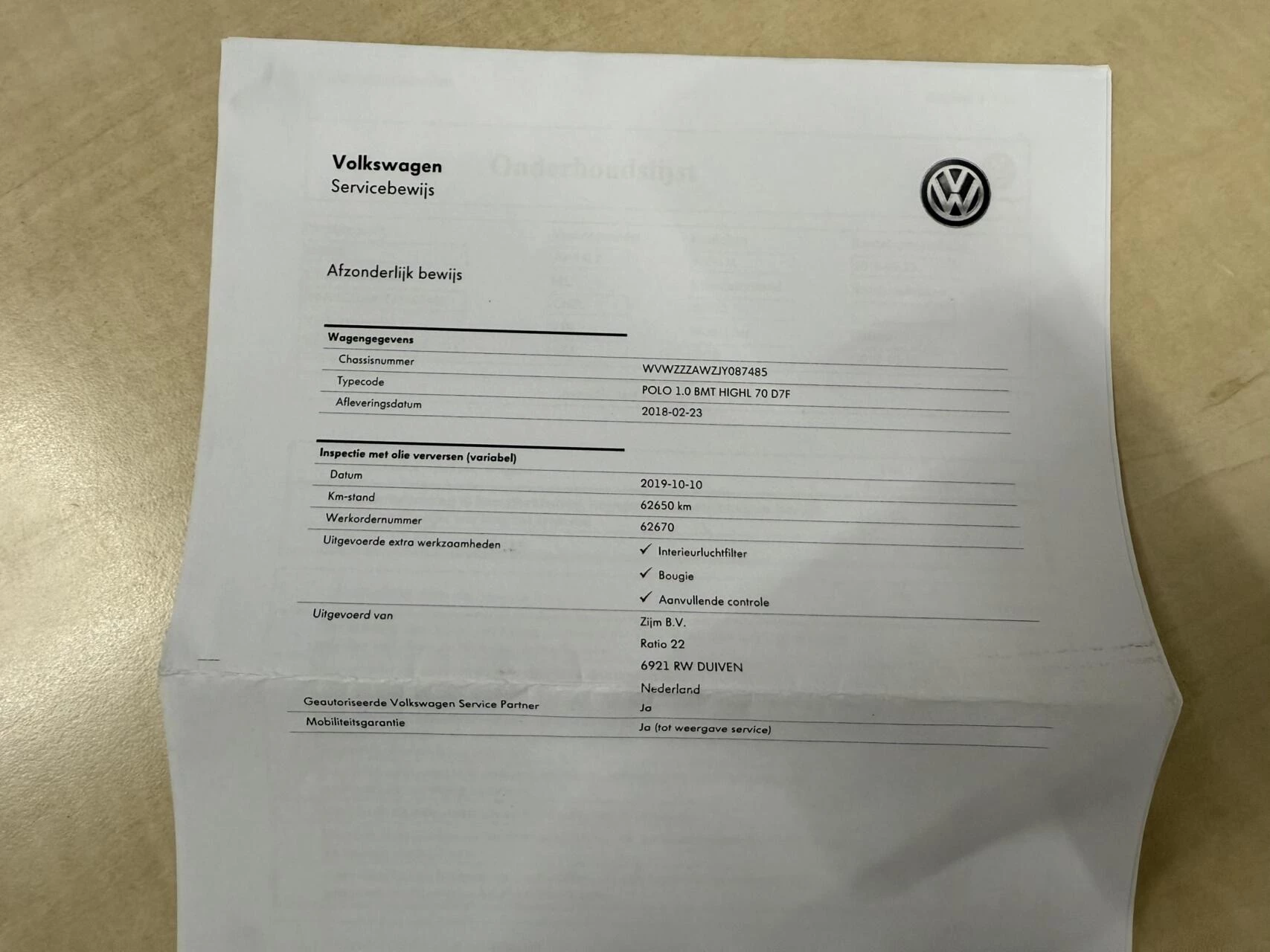 Hoofdafbeelding Volkswagen Polo