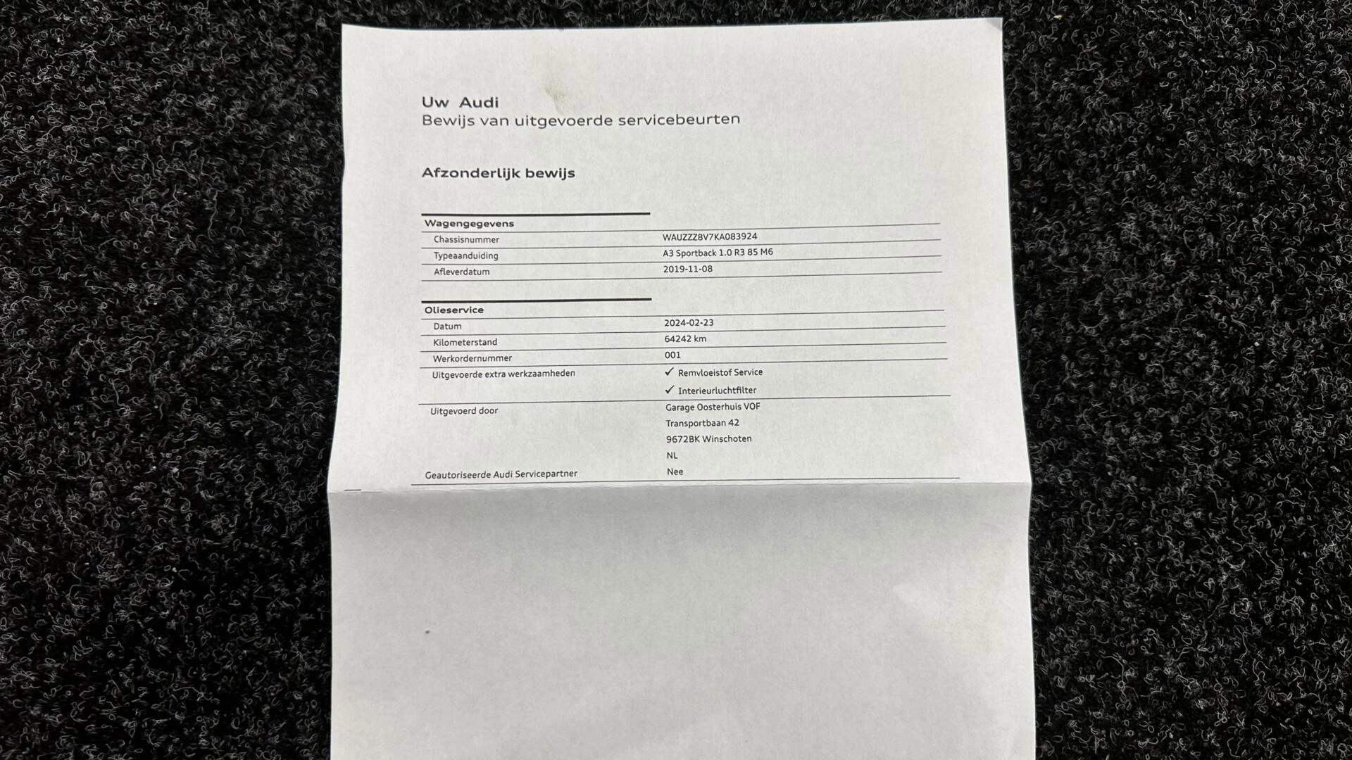 Hoofdafbeelding Audi A3