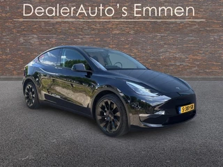 Hoofdafbeelding Tesla Model Y Tesla Model Y Long Range AWD 75 kWh LEDER PANO TREKHAAK