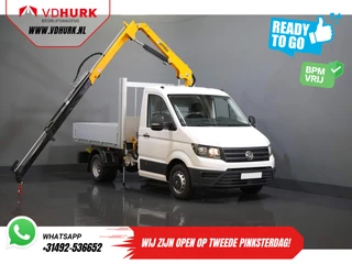 Hoofdafbeelding Volkswagen Crafter Volkswagen Crafter 50 165 pk Effer 352S Kraan/ Crane/ Kran/ Autokran/ PTO/ Open laadbak/ Dubbel Lucht
