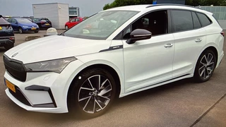 Škoda Enyaq iV BWJ 2022 | 60 Sportline SOH 91,72% | SPORTSTOELEN | LEER/ALCANTARA | CARPLAY | CAMERA A | CLIMA |