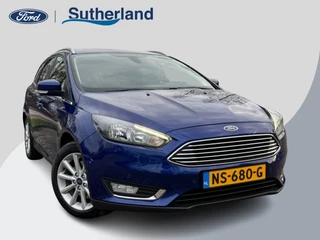 Ford Focus Wagon 1.5 Ecoboost Titanium 150pk 17 inch Velgen | Wegklapbare haak | Stoelverwarming | Navigatie | SYNC 3 | Voorruit verwarming | Cruise control