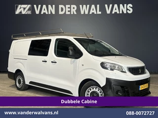 Peugeot Expert 2.0 BlueHDI 123pk L3H1 Dubbele Cabine Euro6 Airco | Imperiaal | Navigatie | 5-Zits Apple CarPlay, Android Auto, Cruisecontrol, Parkeersensoren, 2500kg trekvermogen