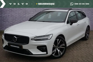 Hoofdafbeelding Volvo V60 Volvo V60 2.0 B3 Plus Dark | Trekhaak | 360° | Sportstoelen | Harman/Kardon | Panorama Schuifdak |