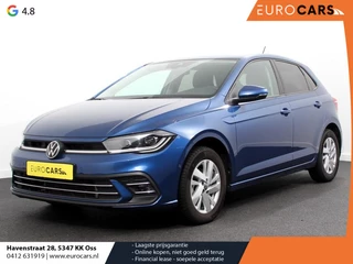 Volkswagen Polo 1.0 TSI Style | Climate control | Adeptieve cruise control | Achteruitrijcamera | Apple carplay/ Andriod auto | Verwarmde voorstoelen | Parkeersensoren | Dodehoek assistent | LED