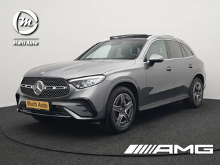 Mercedes-Benz GLC 300e 4MATIC AMG Line Plug In Hybrid 313pk PHEV | Luchtvering | Trekhaak af Fabriek | Panodak | Adaptive Cruise | 4 Wielbesturing | 360 Camera |  Lederen Sportstoelen Massage & Ventilatie |