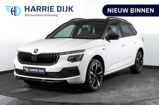 Hoofdafbeelding Škoda Kamiq Škoda Kamiq 1.5 TSI 150 PK Monte Carlo - Automaat | Pano | Elek. Trekhaak | Dig. Cockpit | Cruise | Stoelverw. | Camera | PDC | NAV + App. Connect | ECC |  LM 18" | 0971