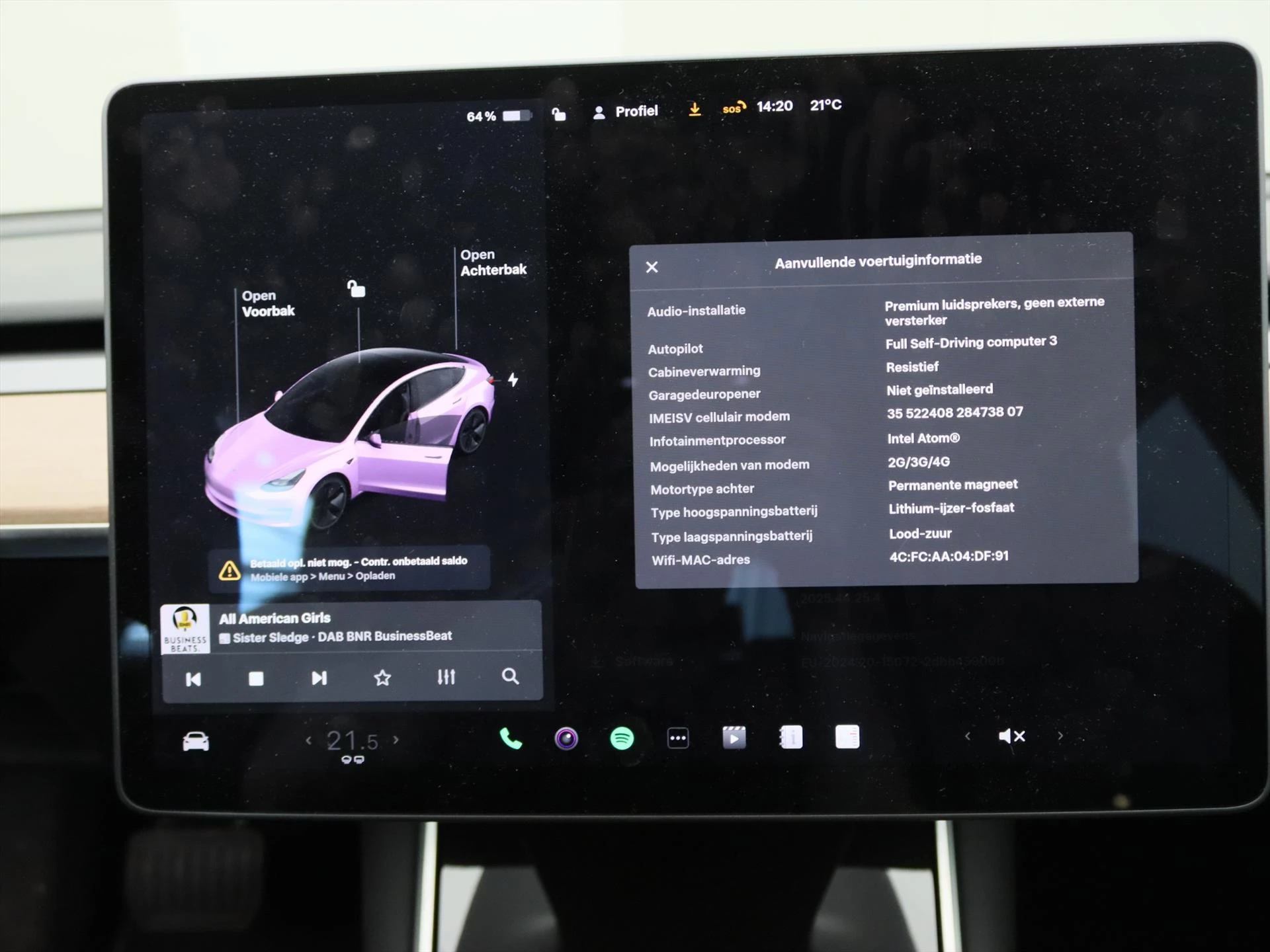 Hoofdafbeelding Tesla Model 3