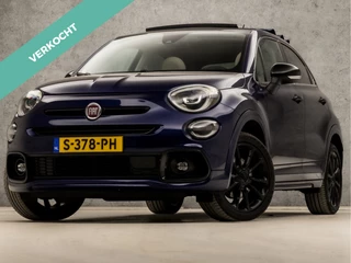 Fiat 500X 1.3 GSE Yacht Club Capri 150Pk Automaat (APPLE CARPLAY, GROOT NAVI, CAMERA, LEDEREN SPORTSTOELEN, STOELVERWARMING, KEYLESS, LED KOPLAMPEN, LANE ASSIST, DAB+, NIEUWE APK, NIEUWSTAAT)