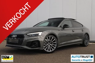 Audi A5 Sportback 35 TFSI S edition Competition Black Pack Panoramadak B&O Virtual LED Matrix Navigatie Achteruitrijcamera Carplay Half Leder Stoelverwarming NAP Dealer Onderhouden!