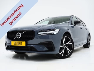 Volvo V90 2.0 T6 Plug-in hybrid AWD Plus Dark Long Range | Panoramadak | Pilot Assist | Trekhaak | Leder | Harman/Kardon | 360 | Keyless | Carplay