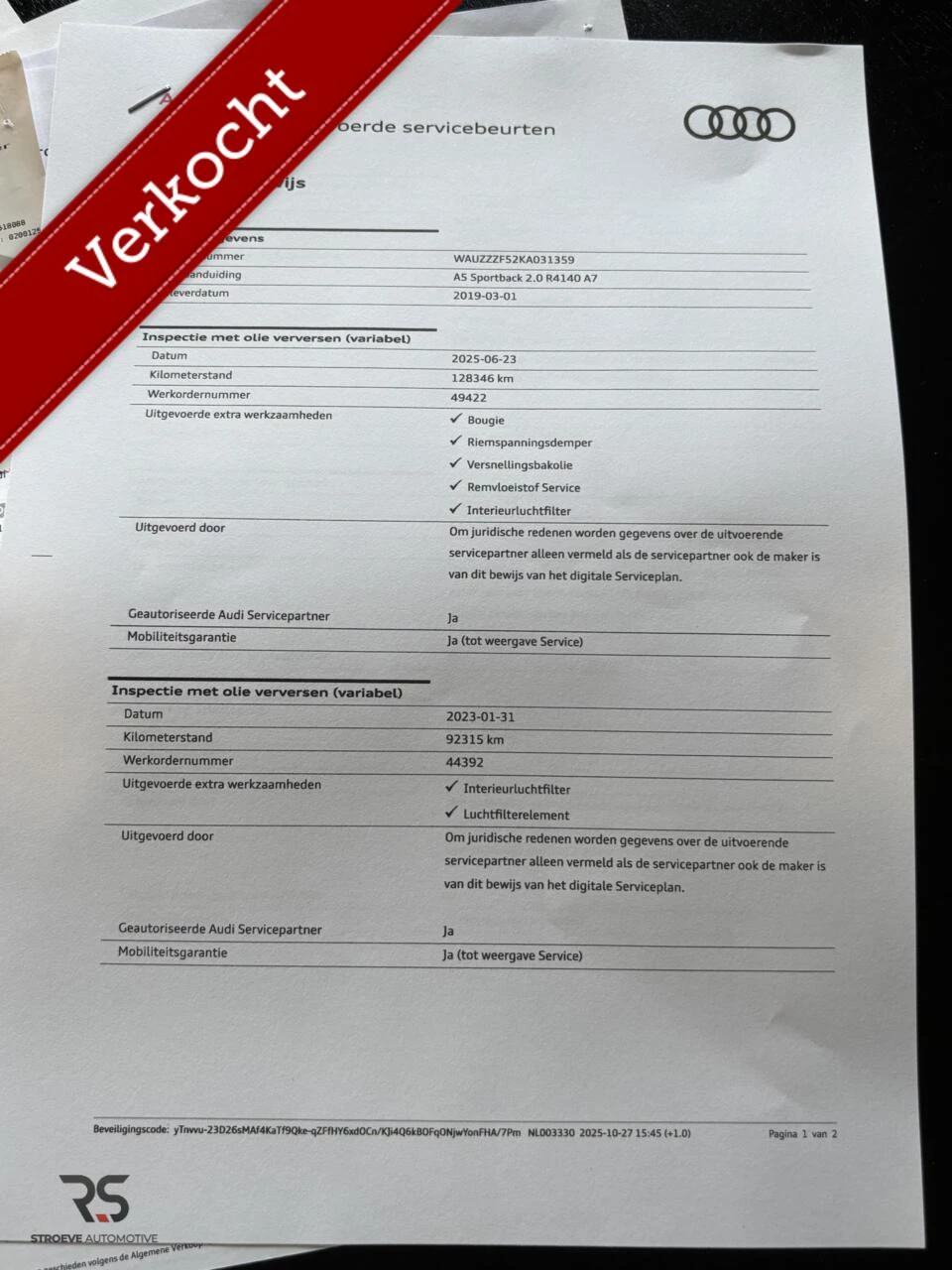 Hoofdafbeelding Audi A5