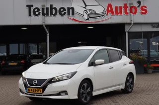 Hoofdafbeelding Nissan Leaf Nissan LEAF N-Connecta 40 kWh 91,1% SOH, Navigatie, Cruise control, 360 Camera, Stoelverwarming, Lederen interieur, Climate control