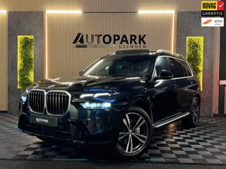 Hoofdafbeelding BMW X7 BMW X7 VERKOCHT!! XDrive40i M-Sport|Softclose|Keyless|HUD|7Pers.|Skylounge|360 CAM|Dealer Onderhouden|Garantie 2028|Standkachel|