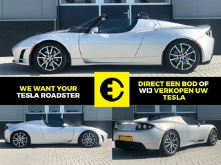 Hoofdafbeelding Tesla Roadster Tesla Roadster | Alle uitvoeringen gezocht | Verkoop uw Tesla