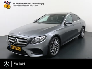 Hoofdafbeelding Mercedes-Benz E-Klasse Mercedes-Benz E-Klasse E 350 d Prestige Plus AMG line | BTW Luchtvering Burmester Memory Rijassistentie