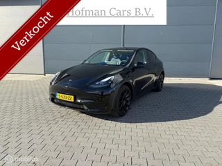 Hoofdafbeelding Tesla Model Y Tesla Model Y RWD 58 kWh TREKHAAK 1600KG FABRIEKSGARANTIE INCL BTW 2023
