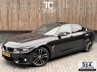 BMW 4-serie Gran Coupé 418i M Sport Àutomaat | Open dak | LED verlichting | Lederen bekleding | Stoelverwarming | Trekhaak afneembaar | Apple CarPlay | Head-up display | Achteruitrijcamera | Parkeersensoren voor en achter