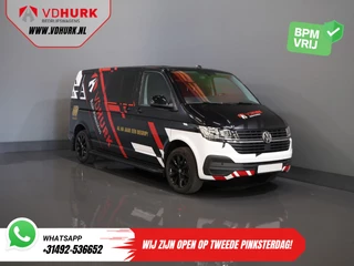 Volkswagen Transporter T6.1 2.0 TDI 150 pk DSG Aut. L2 DC Dubbel Cabine (DEMO) BPM VRIJ! Adapt. Cruise/ 2.5t Trekhaak/ NAVI/ Carplay/ PDC/ LMV/ Airco
